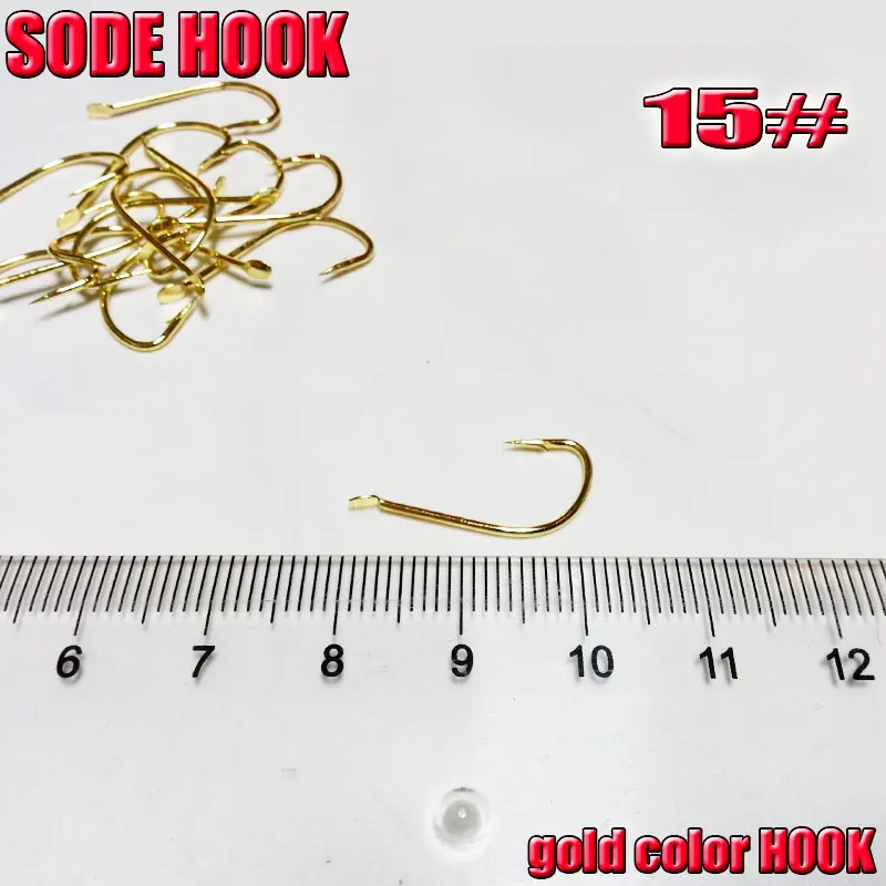 Anzuelos Sode dorados para pesca en mar 3-16 - imagen 5