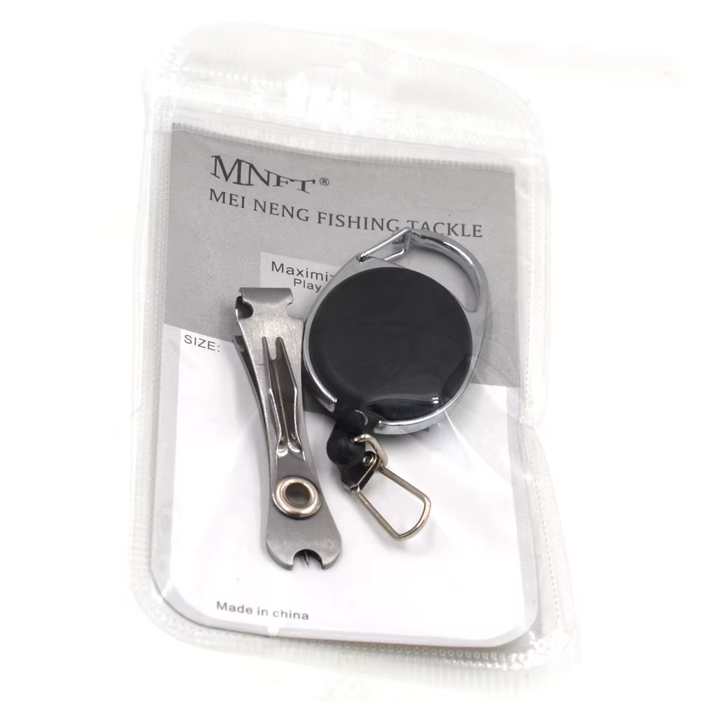 MNFT Herramienta 3 en 1 Fly Fishing – Cortadora, Pinza y Retractor - imagen 3