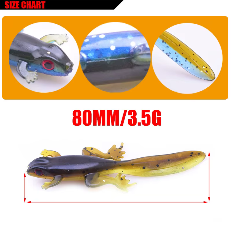 Señuelos blandos insecto realista de vinilo para pesca