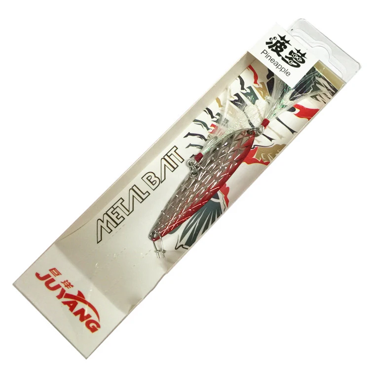 JUYANG Señuelos de Metal – Cuerpo macizo para pesca deportiva - imagen 5
