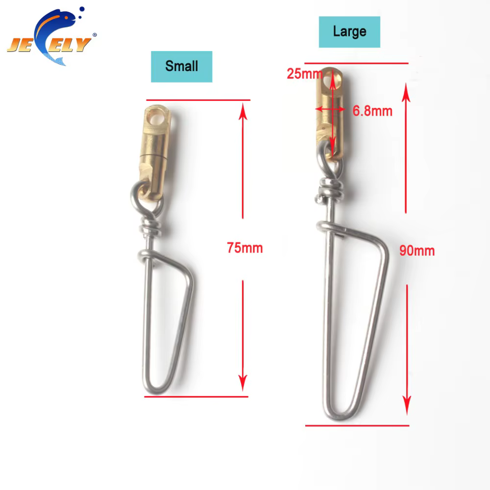 Eslabón giratorio Coastlock de acero inoxidable para pesca