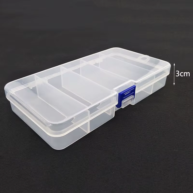 Caja abierta mostrando organización por secciones
