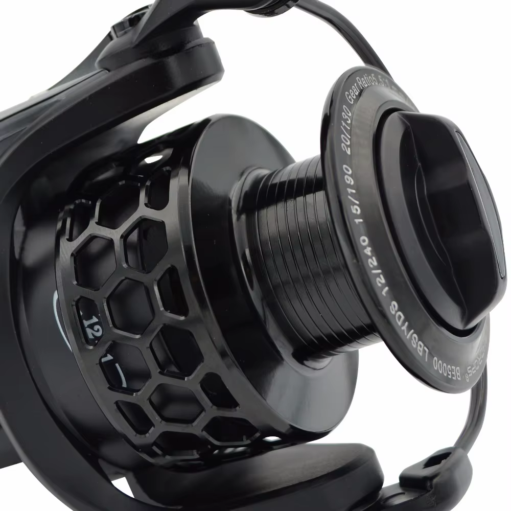 Carrete Spinning Fishdrops 12 Rodamientos para Pesca en Agua Salada - imagen 4