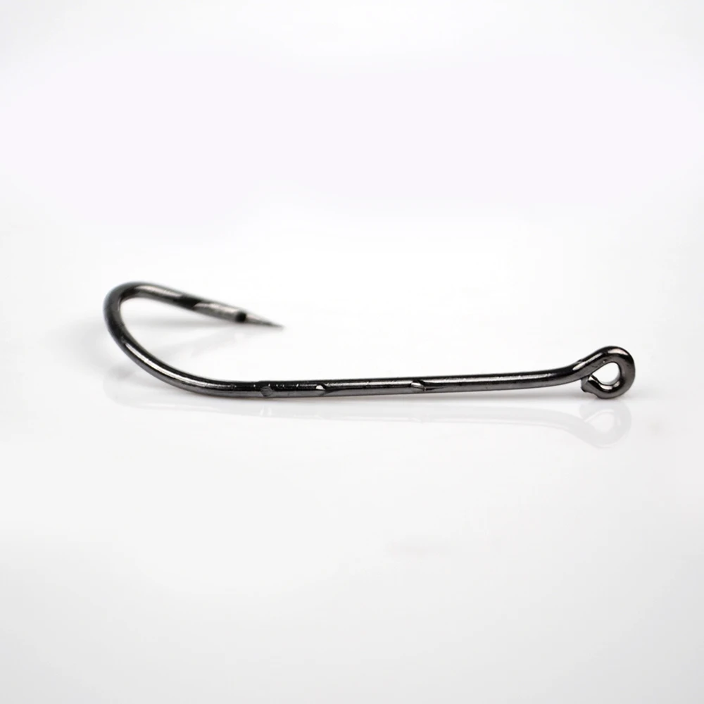 NGB Anzuelo de pesca de acero al carbono con anillas para cebo y púas - imagen 4