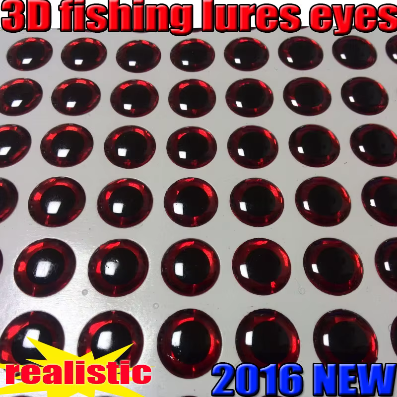Nuevo señuelo de pesca 3D ojos mosca – tamaños 4MM a 16MM - imagen 3