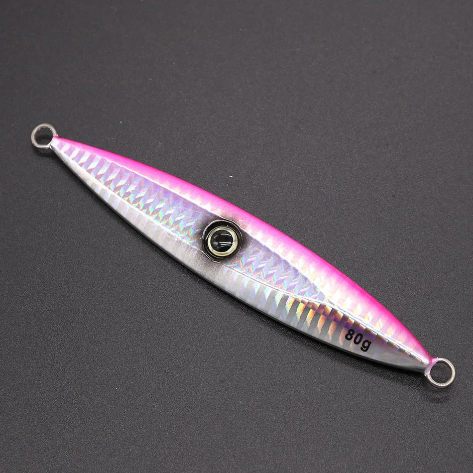 CASTFUN Señuelo Jigging Lento Metal – Ideal para Pesca en Agua Salada