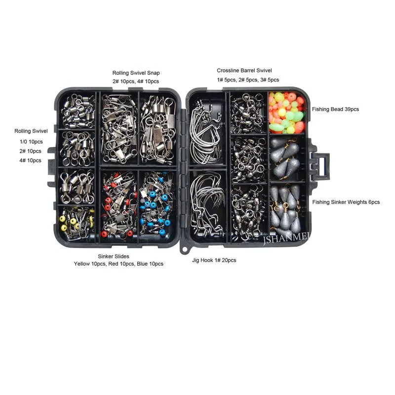 JSM Kit Accesorios Pesca – Anzuelos, Pesas y Ganchos - imagen 3