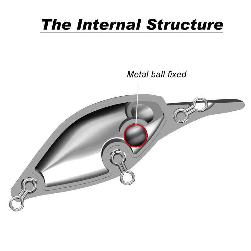 Crankbait para agua salada – Señuelo artificial con pico sumergible - imagen 4