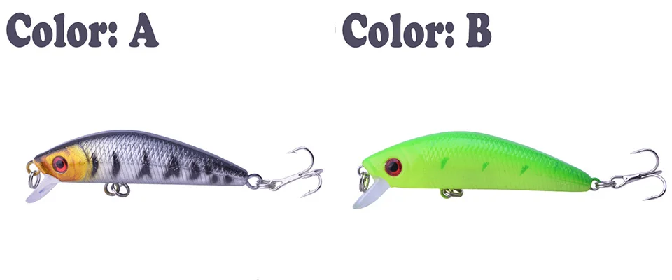 Señuelo flotante Minnow en acción bajo el agua