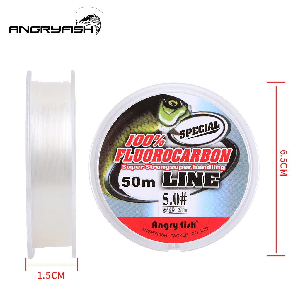 Angryfish Fluorocarbono Líder Rosa – Línea pesca fluorocarbono - imagen 2