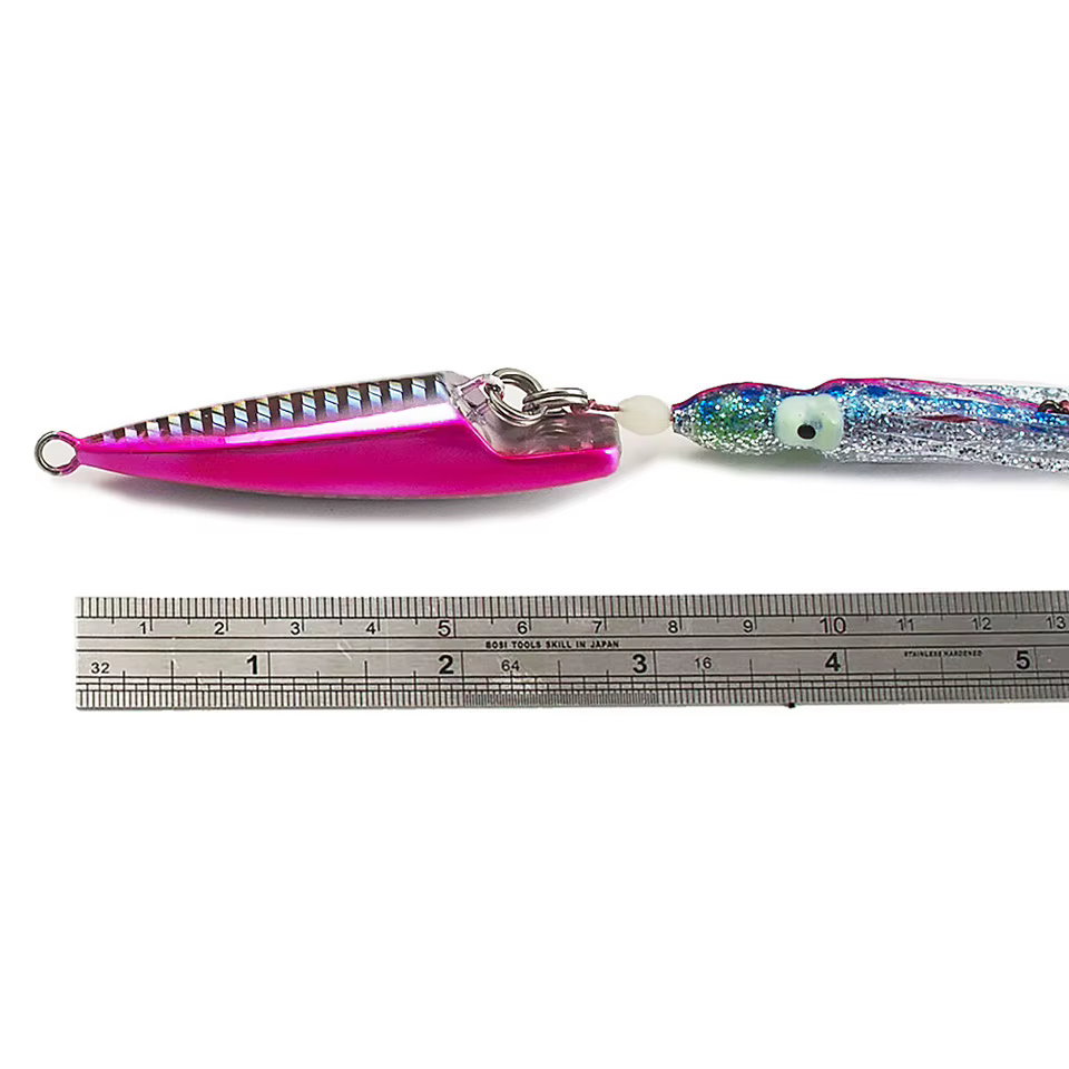 Countbass Inchiku Jig 120g – Calamar con Anzuelo de Asistencia Octoups - imagen 3