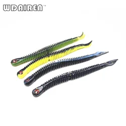 Swimbait paddle tail de vinilo con jig head para Texas bass