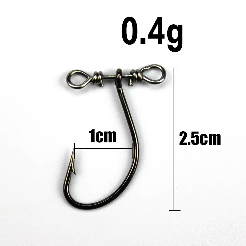 Gancho de equilibrio níquel negro para vinilo – Doble agujero - imagen 2