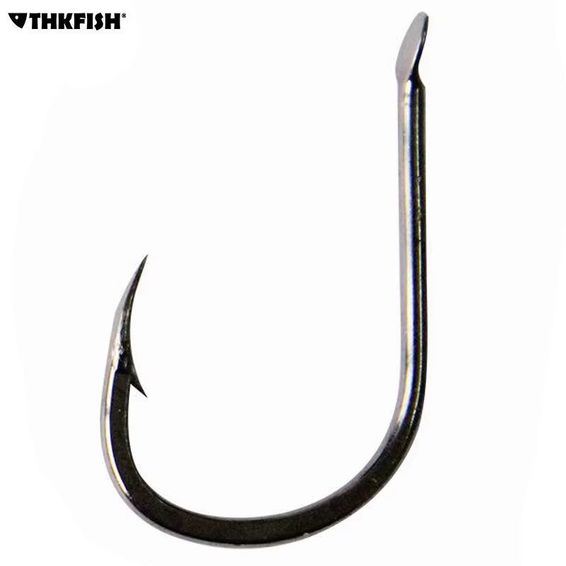 THKFISH anzuelos sin ojo para carpa #3-#12 acero alto carbono - imagen 4