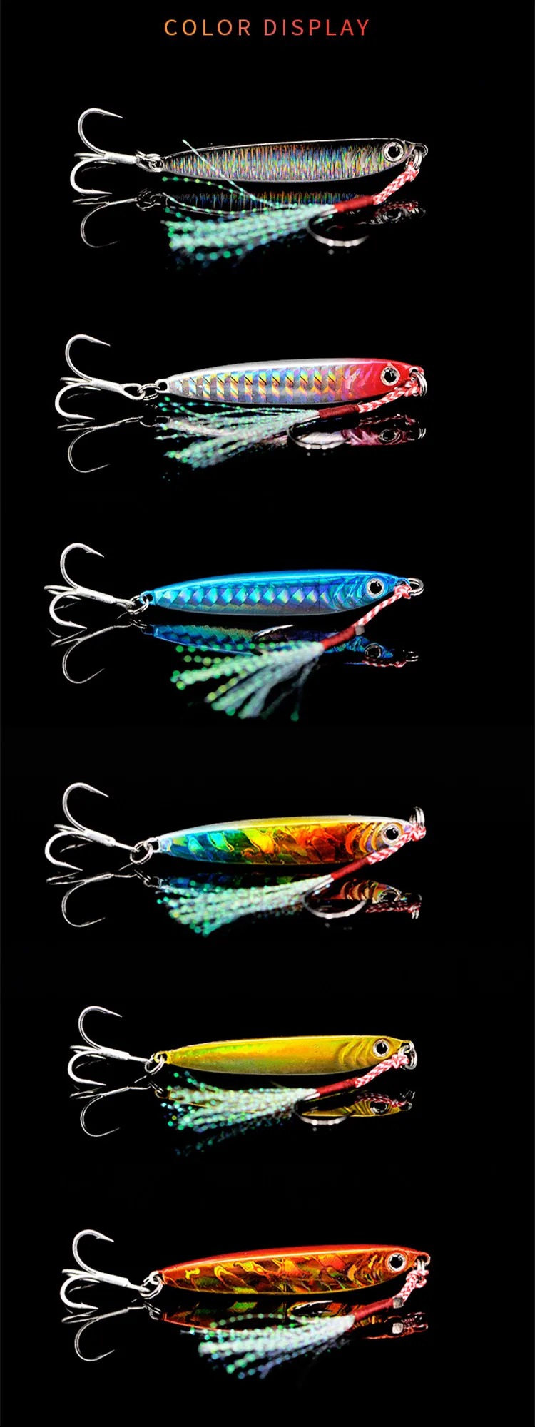 Señuelo artificial tipo jig con natación