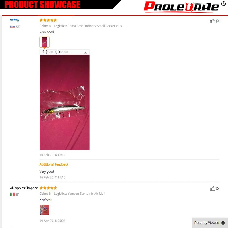 Proleurre Wobbler – Señuelo artificial duro para spinning - imagen 5