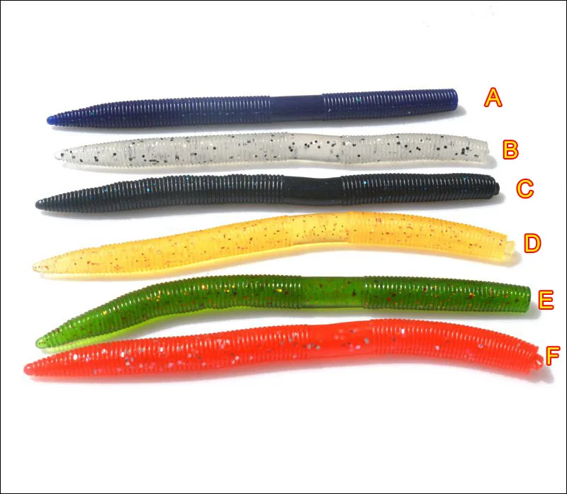 Gusano artificial cebo suave 14 cm