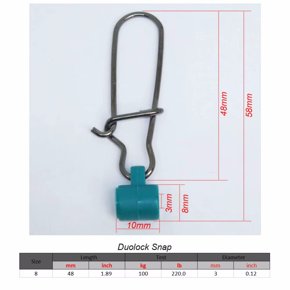 Deslizadores de plomo de acero inoxidable para siluro con emerillón - imagen 3