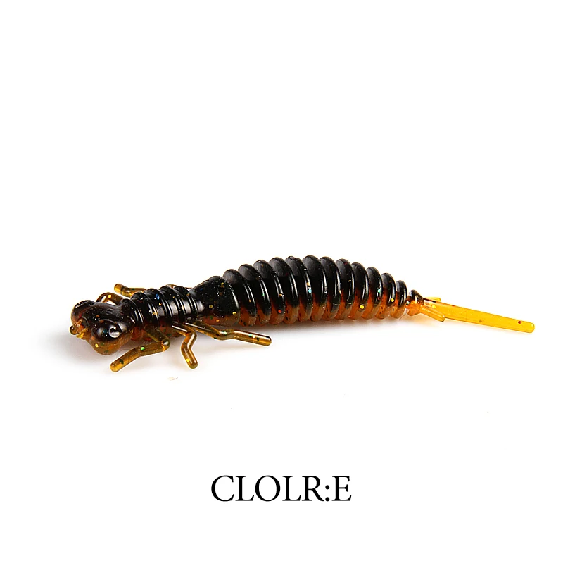 Supercontinente Larva Minnow Swimbait – Señuelo Silicona para Lubina - imagen 2