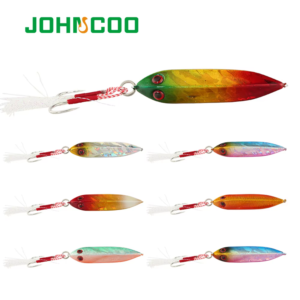 JOHNCOO Señuelo Jig Metal para Lubina – Cebo Duro Orilla - imagen 4