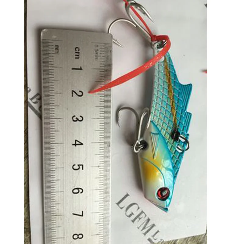 Señuelo spinnerbait VIB de metal con cuchilla para lubina lances largos - imagen 4