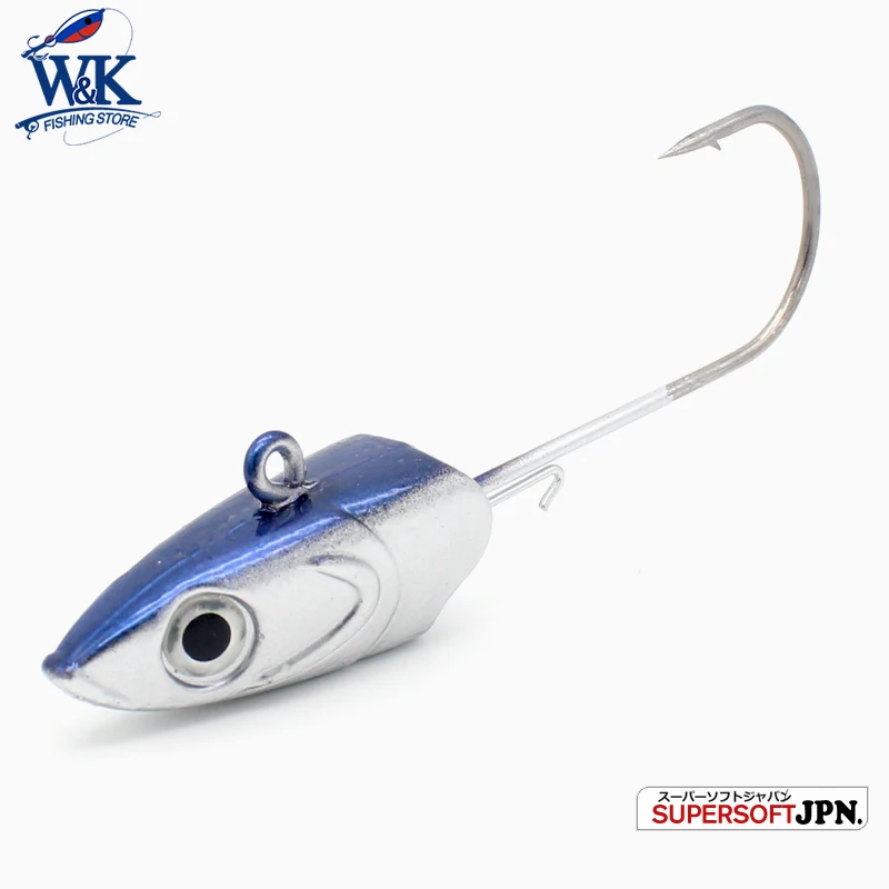 WK Strong Jig Head – Cabeza weights grande 8/0 para vinilos - imagen 2
