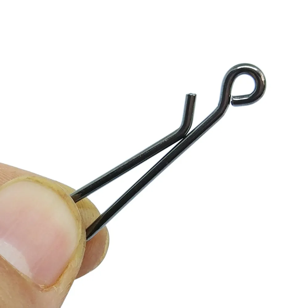 Broches de pesca de acero inoxidable conector de sedal giratorio - imagen 5
