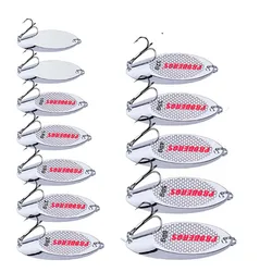 Señuelo Crankbait Metal Plata – Wobbler 3-60g para Lubina
