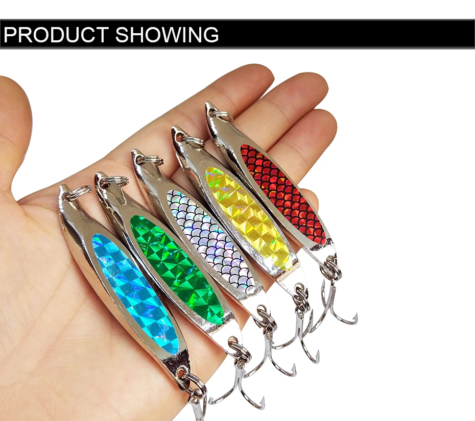 Cucharillas señuelo de metal en pack