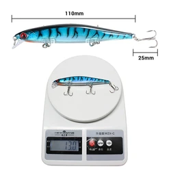 Wobbler Carp con Ojos 3D y 3 Anzuelos – 11cm 13g