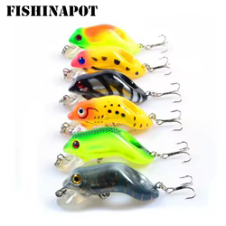 FISHINAPOT Señuelo Rana Silicona – Cebo Pesca Bass y Lucio