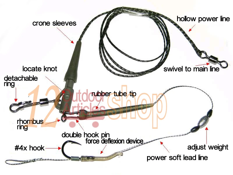 Anzuelos para Carpa MNFT – Aparejos de pesca hechos a mano - imagen 4