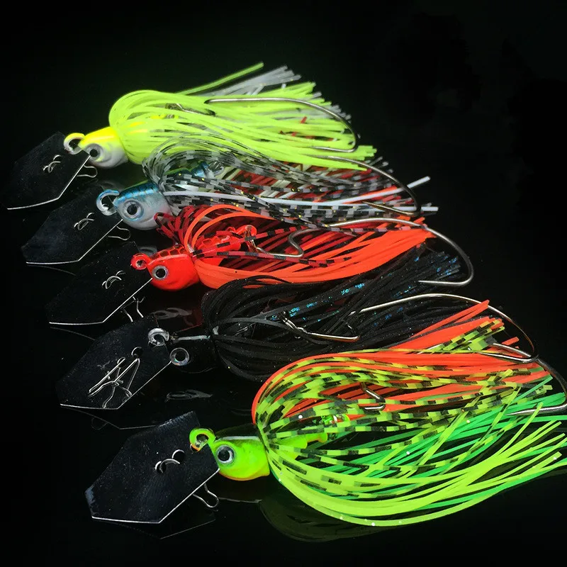 Cebo Buzz Chatter Spinner Fineness con plantilla de goma - imagen 5