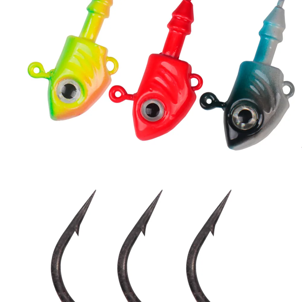 Anzuelo de pesca con cabeza de pez