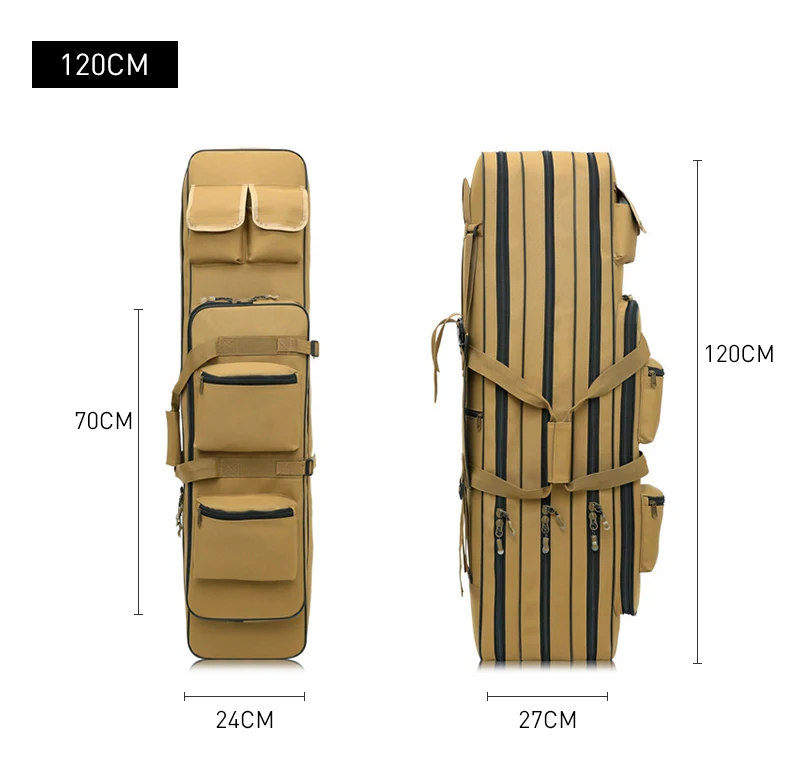 Bolsa en uso durante pesca