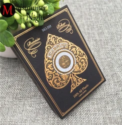 Baraja Texas Holdem 24K Oro plástico impermeable regalo ocio