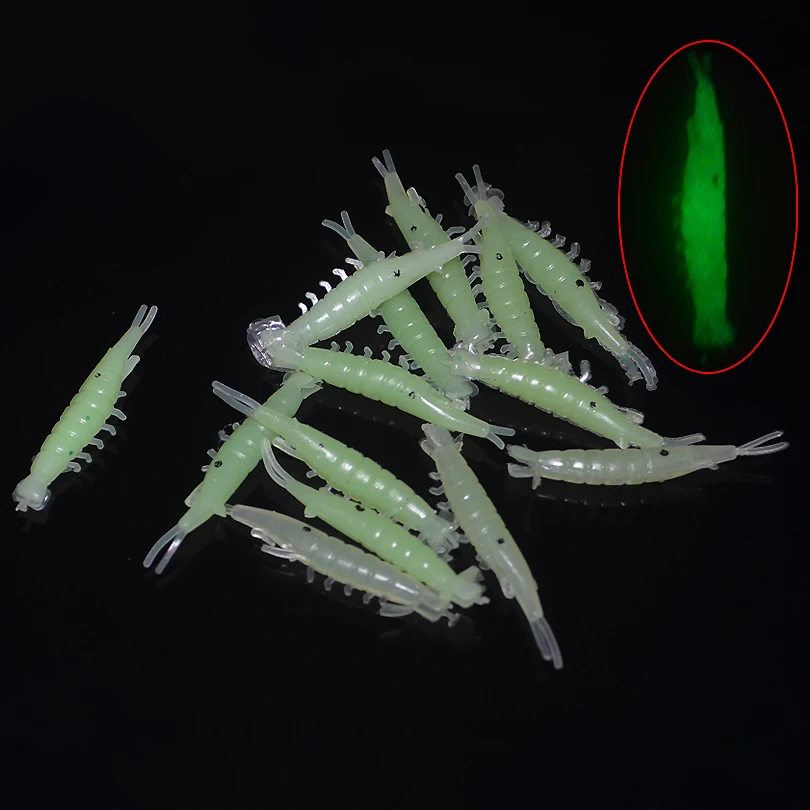 MNFT señuelo camarón luminoso para pesca de carpa - imagen 2