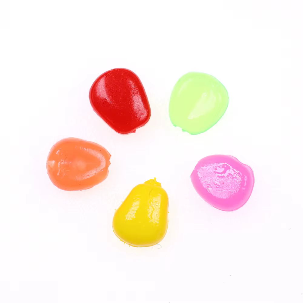 Bimoo Maíz Blando Plástico para Cebo Pelo Carpa – Colores Rojo-Verde - imagen 2
