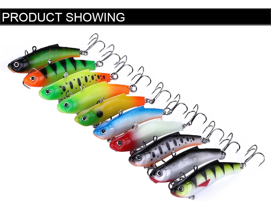 Cebo artificial VIB suave para pesca en hielo
