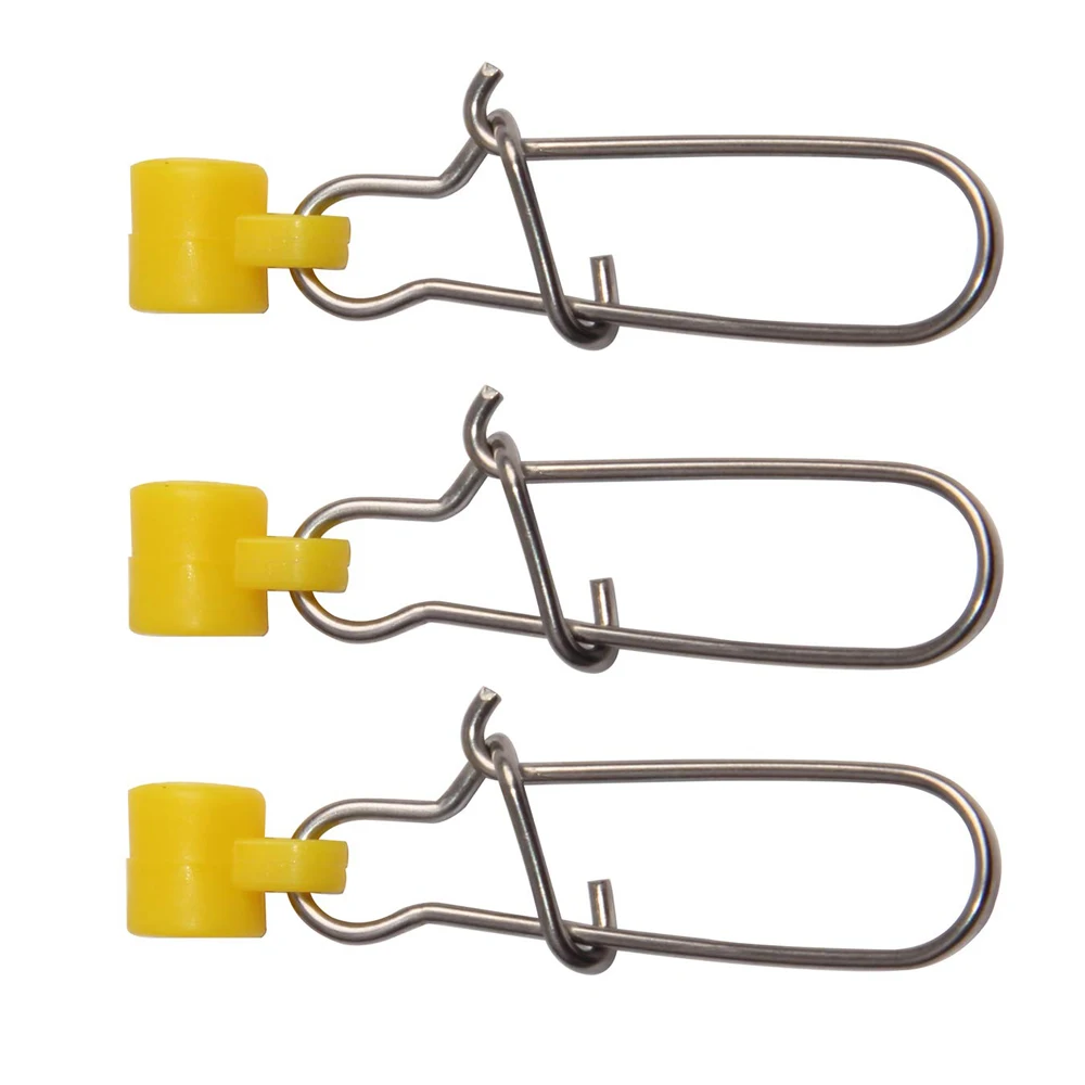 Deslizador de plomo amarillo con clips de seguridad para aparejos - imagen 3