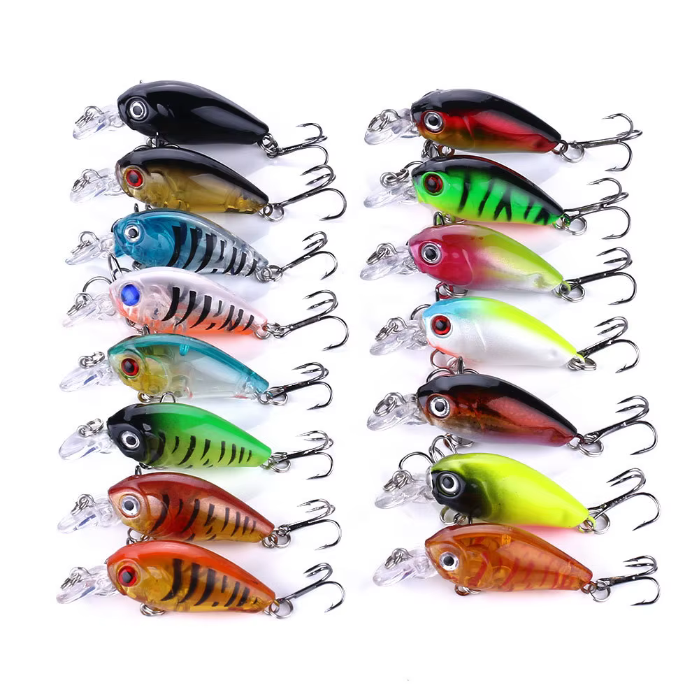 Mini crankbait en superficie