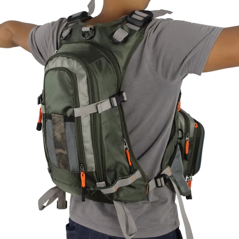 Chaleco pesca hombre ajustable con bolsillos y malla – Multifunción - imagen 4