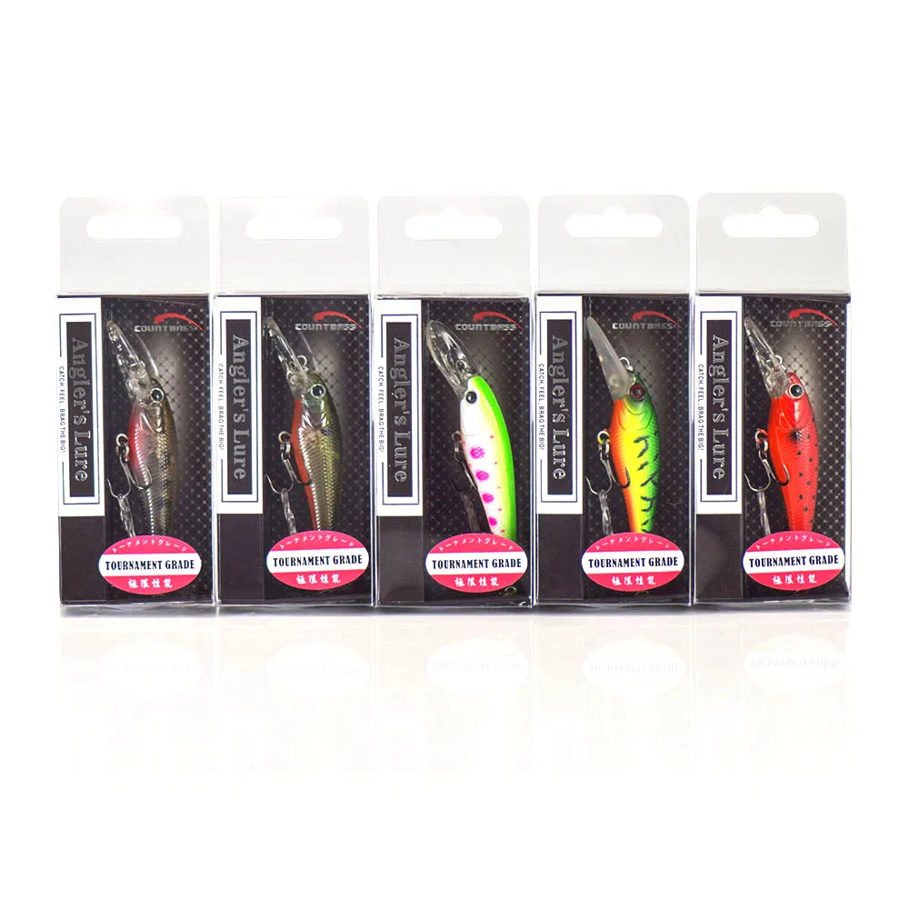 Set completo de señuelos Countbass con sus colores