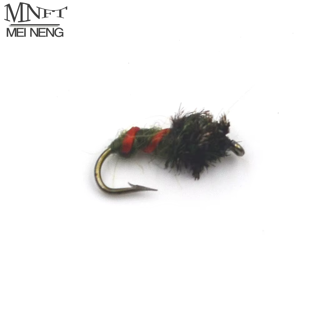 Midge Pavo Real Ninfa para trucha – Larva pupa MNFT - imagen 5