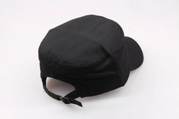 Vista lateral de la gorra unisex de algodón