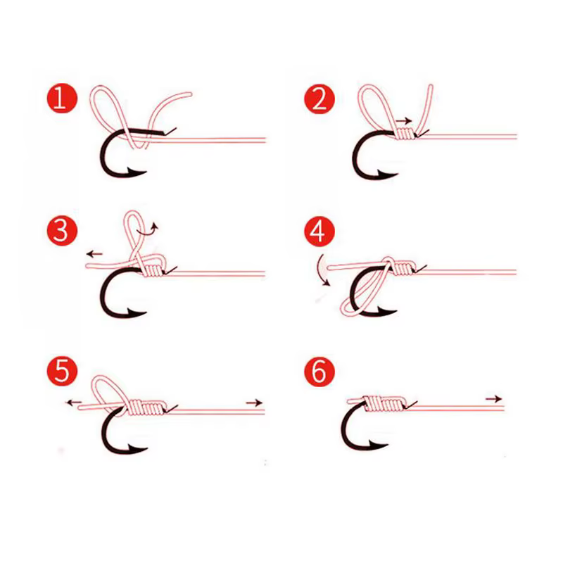 THKFISH anzuelos sin ojo para carpa #3-#12 acero alto carbono - imagen 5