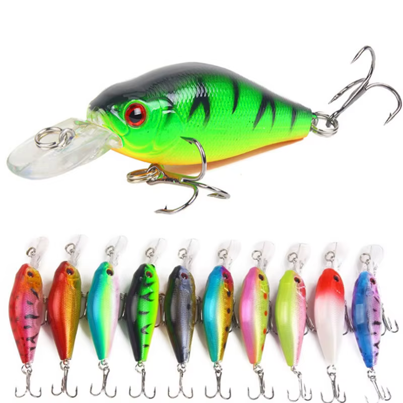 Crankbait con ojos 3D y perfil realista
