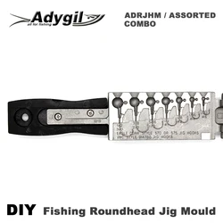 Molde jig head redondo Adygil ADRJHM de cavidades
