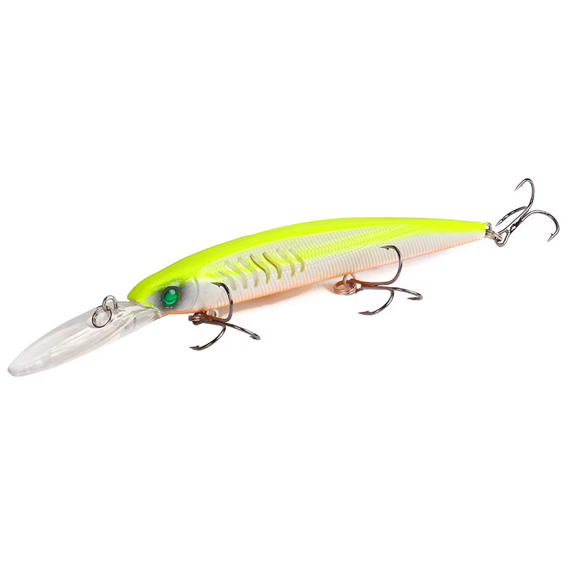 Wobbler Minnow 15cm 14g con labio largo - imagen 3