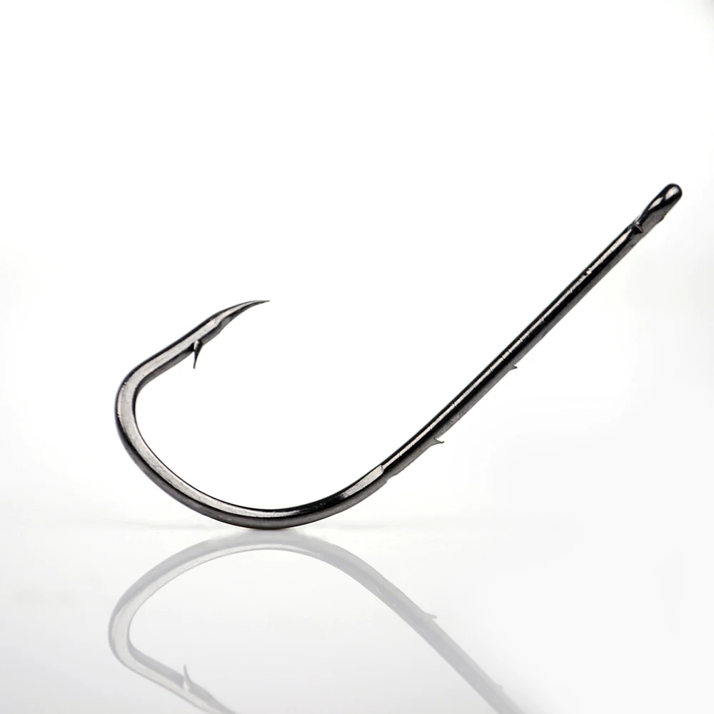 NGB Anzuelo de pesca de acero al carbono con anillas para cebo y púas - imagen 2